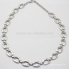 2015 New Artificial Jewellery Simple Silver Necklace Chains Bulk China